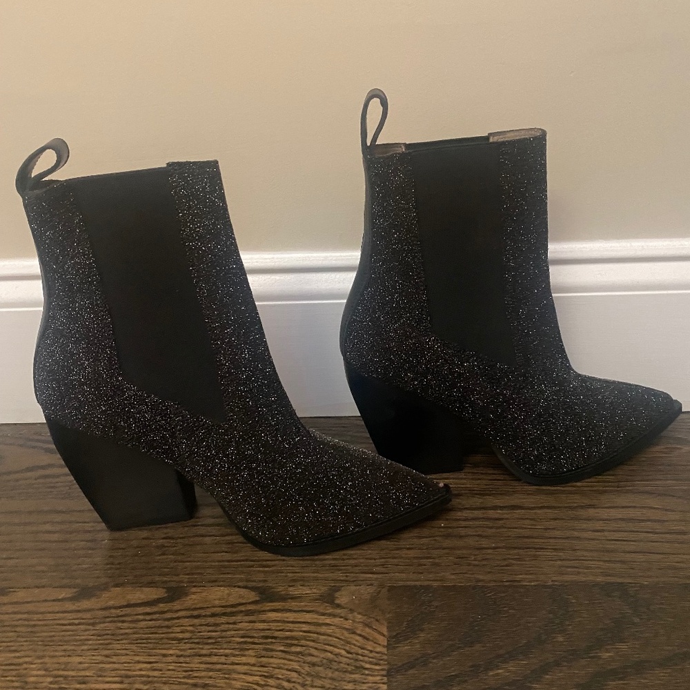 All Saints Glitter Ria Ankle Boots 90